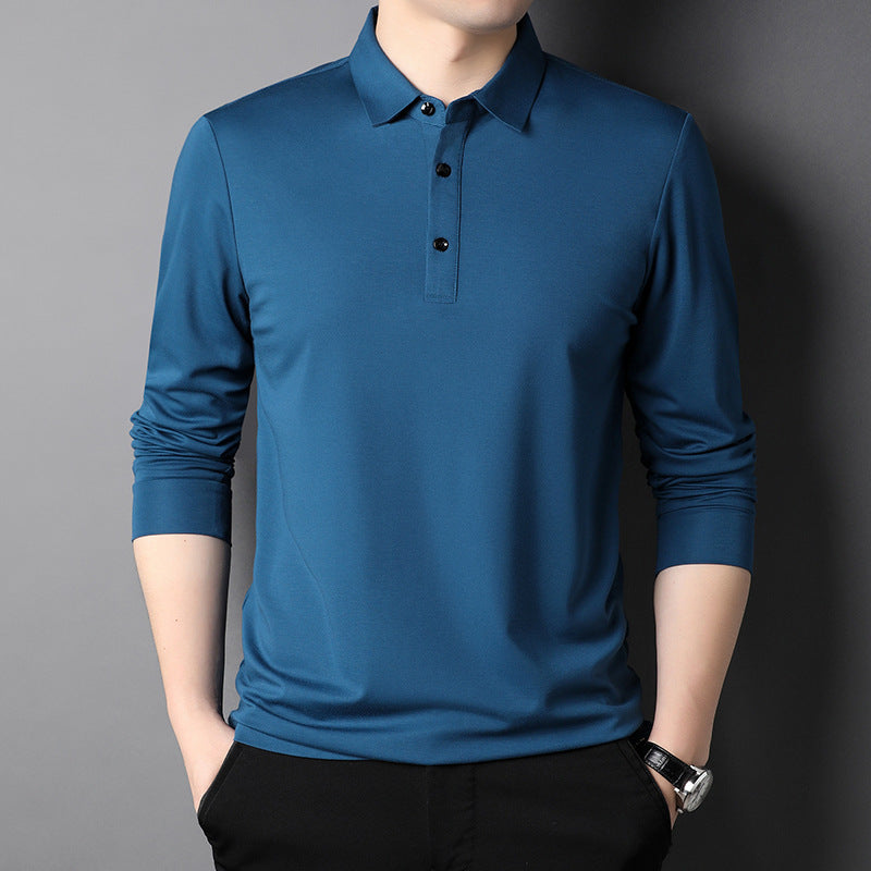 Men Long Sleeve Collared Shirt - Smart Casual Fit